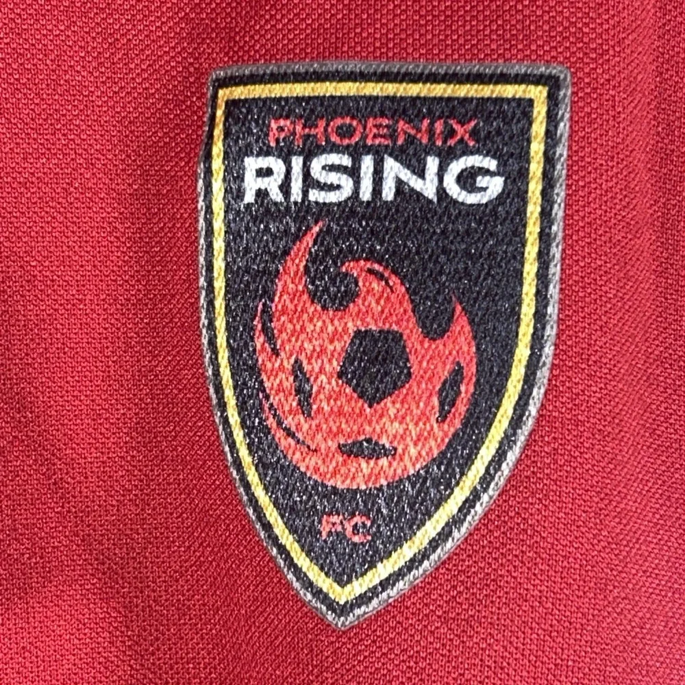 Phoenix Rising FC Adidas HA6250 #8 Soccer USL Full Zip Jacket Red Mens Small